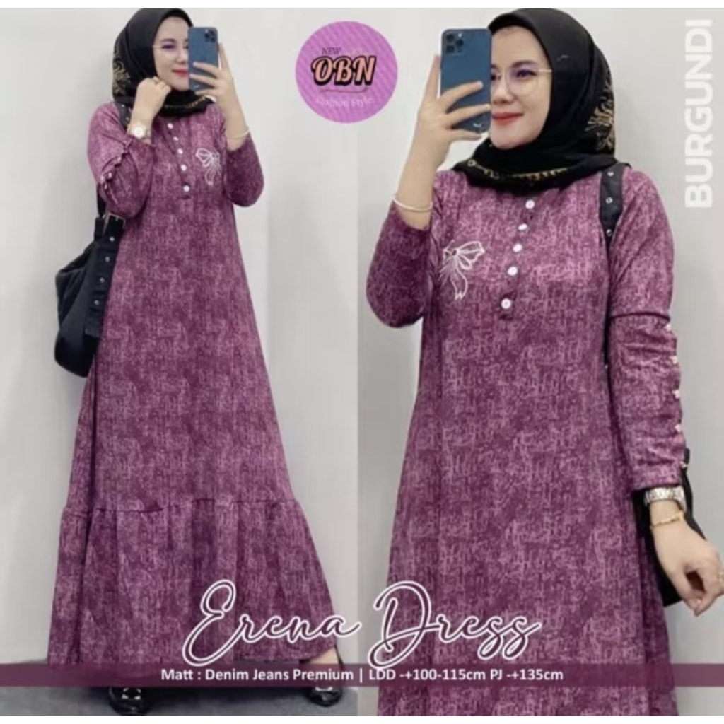 GAMIS WANITA TERBARU ERENA DRESS
