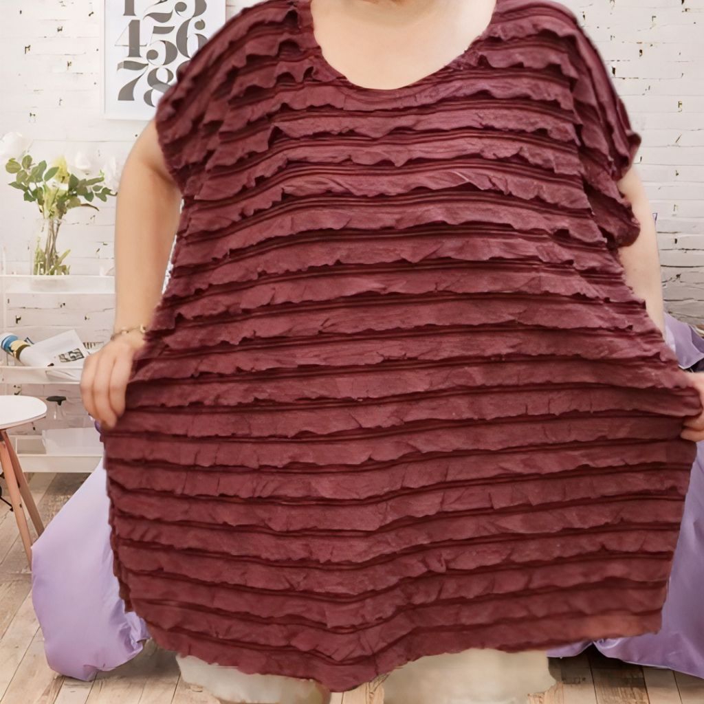 baju santai jumbo wanita LD 143 cm - 148 cm BIG SIZE XXXXL JUMBO blouse jumbo wanita atasan baju san