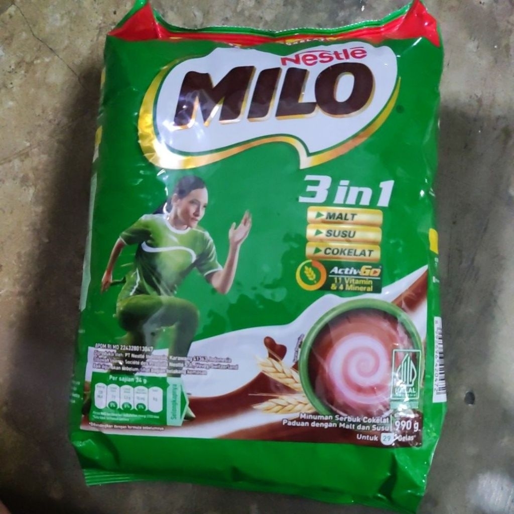 

MILO Susu 3 in 1 Pouch 990g