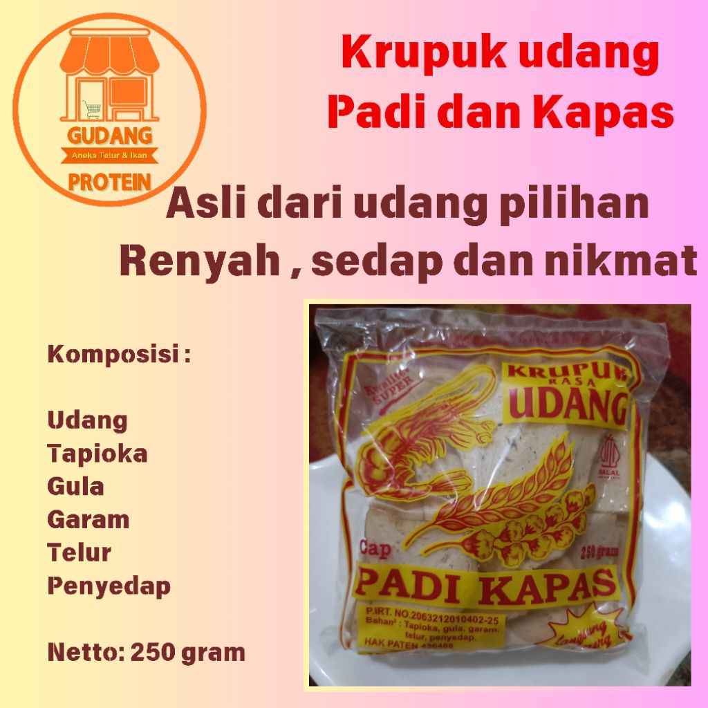 

Krupuk udang asli dari udang pilihan istimewa termurah