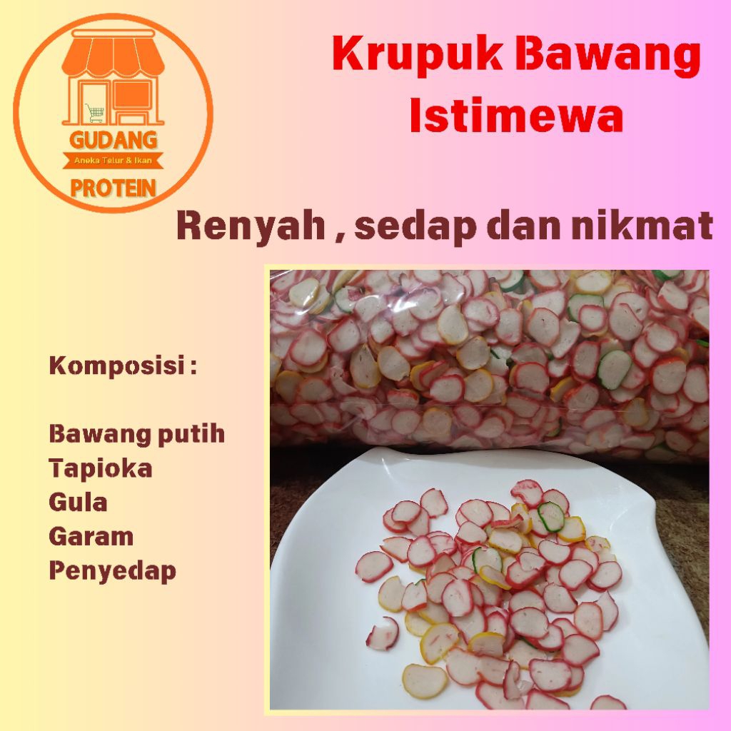 

Kerupuk bawang paling renyah dan nikmat terbaik termurah
