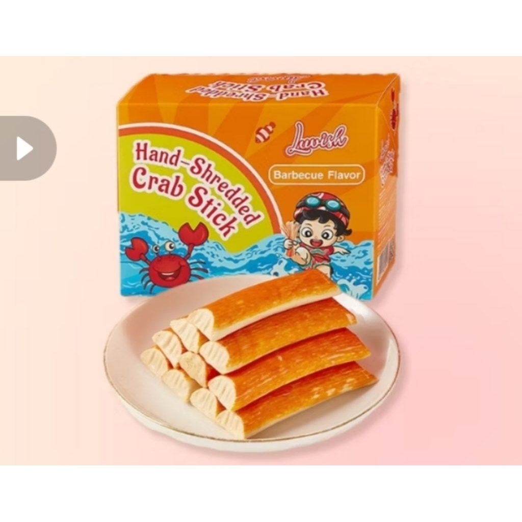 

crab stick kepiting spicy /barbeque 1pcs kecil