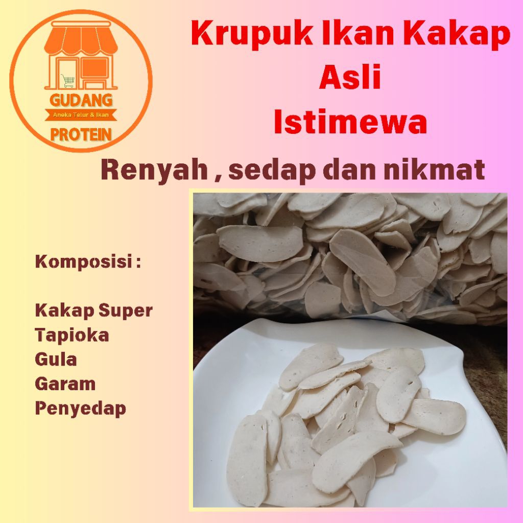 

Kerupuk ikan kakap terbaik istimewa termurah