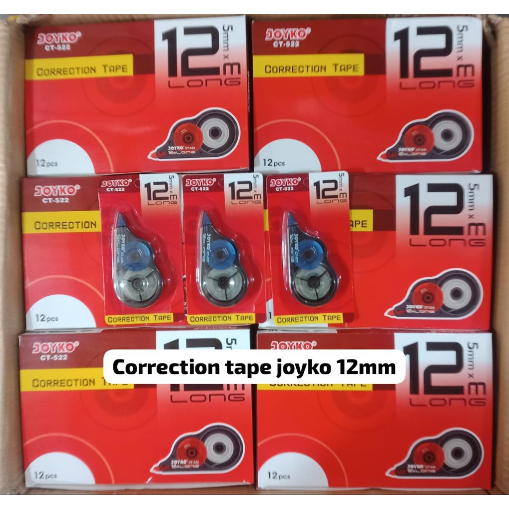 

(12 Meter) Correction Tape CT-522/Tipex Kertas