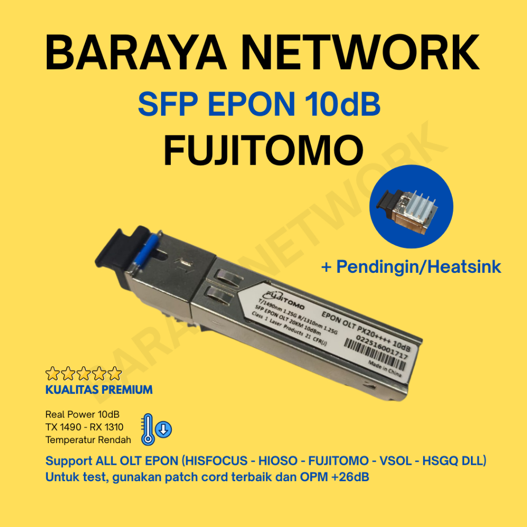 SFP Epon Fujitomo untuk OLT EPON