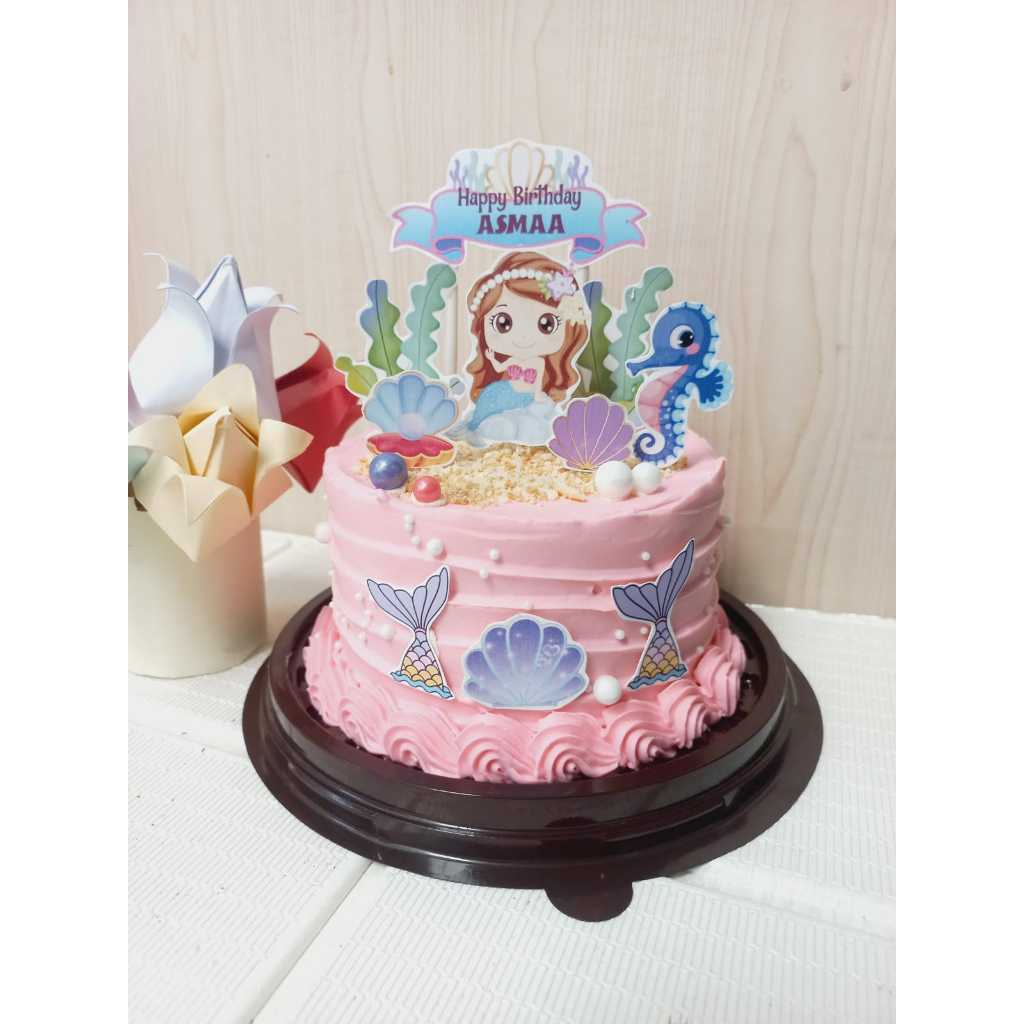 

kue ulang tahun mermaid putri duyung