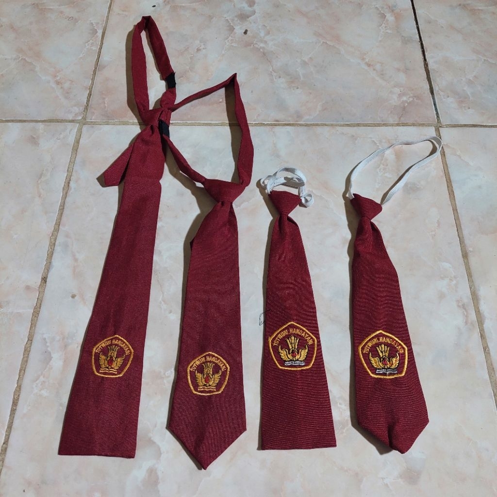 Dasi SD / DASI SD BORDIR / Dasi Sekolah sd / Dasi sd siswa & siswi