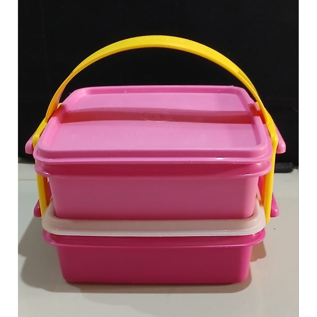 rantang 2 susun tupperware prelove