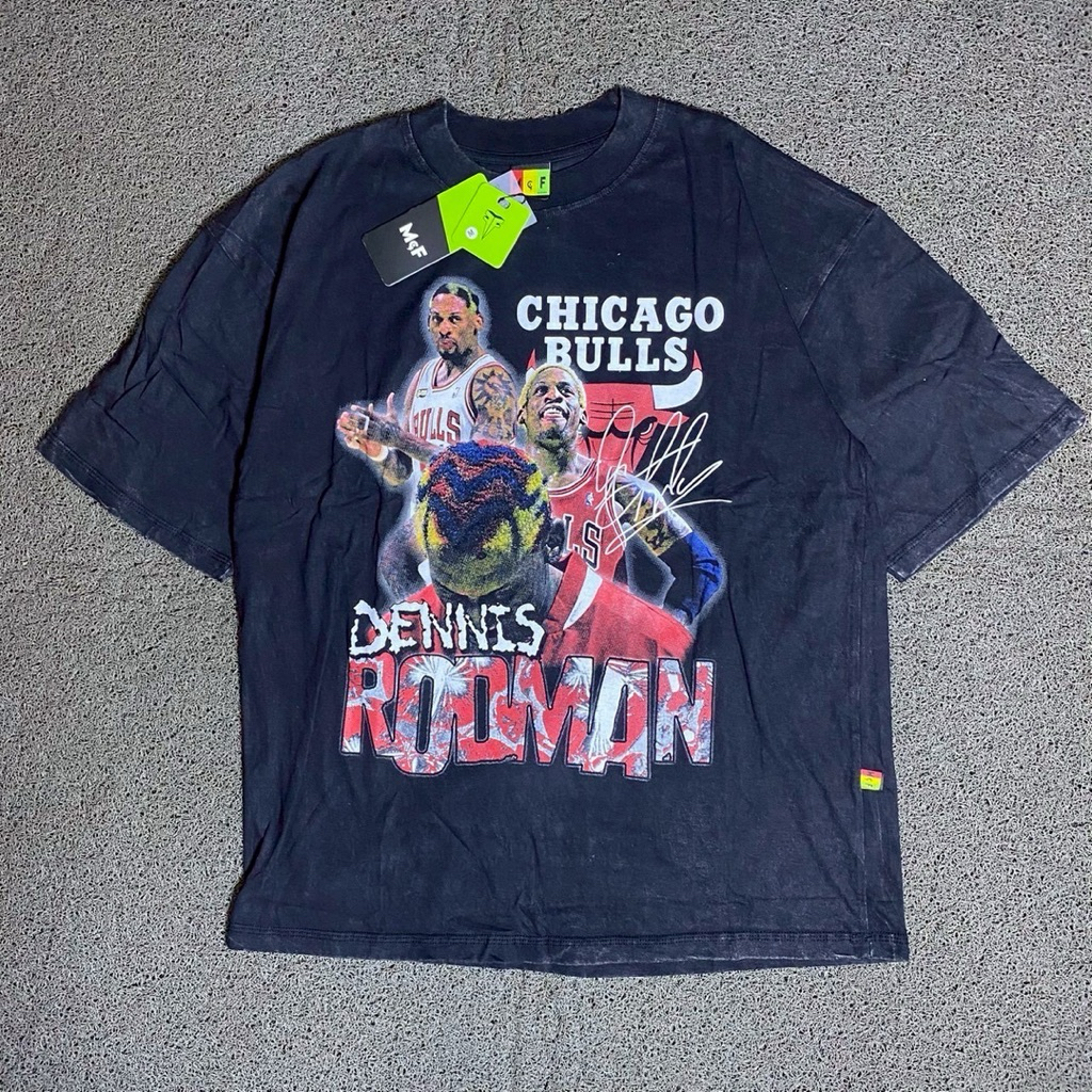 TSHIRT KAOS OVERSIZE MCF SUPPLY CO ORIGINAL DENNIS RODMAN WASH