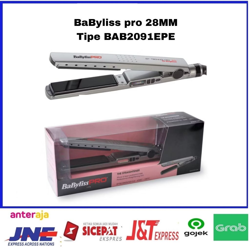 catokan rambut lurus BaByliss pro 28mm tipe BAB2091EPE / catok rambut lurus baby liss technology 5.0