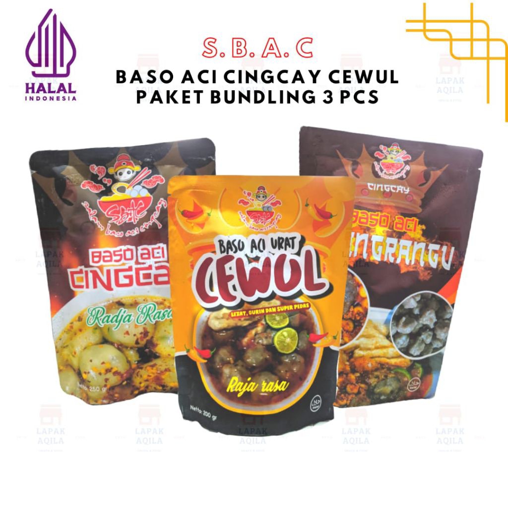

Baso Aci Cingcay Paket 3 Pcs