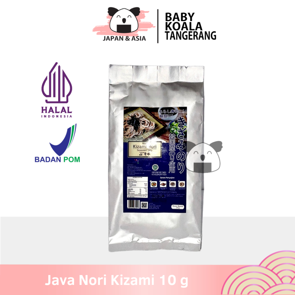 

KIZAMI NORI 10 g Halal | Kizaminori Shredded Nori | Nori Potongan -BKT