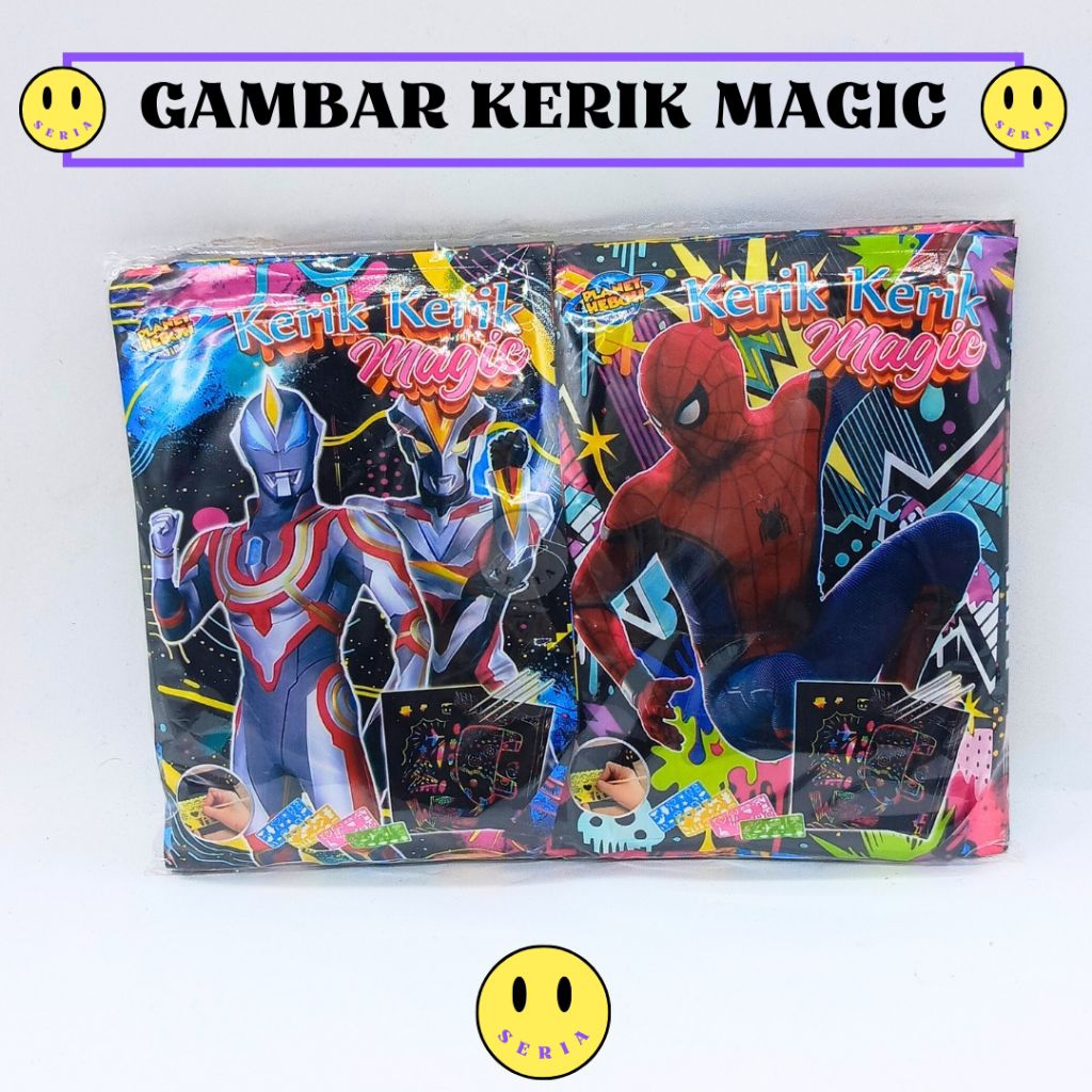 

Mainan gambar kerik magic isi 1 gambar kerik magic + free penggaris bentuk