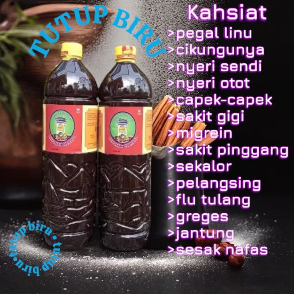 

JAMU HERBAL AMPEL TUTUP BIRU