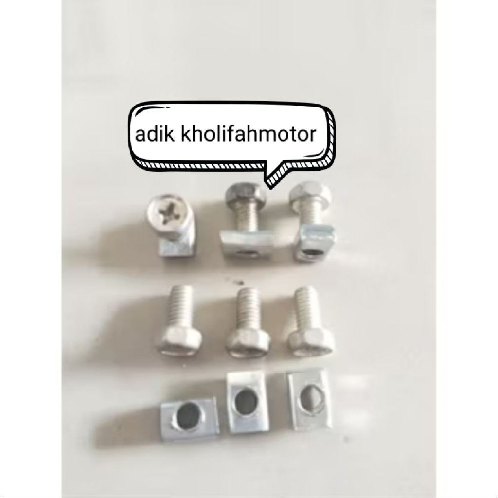 BAUT AKI MOTOR MUR KOTAK AKI KERING 5X10 5 X 10 SEPEDA MOTOR 1CM YAMAHA HONDA SUZUKI OBENG PLUS KUNC