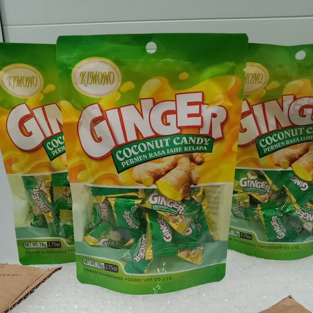 

GINGER KIMONO bks kecil @ 78gr/PERMEN RASA JAHE