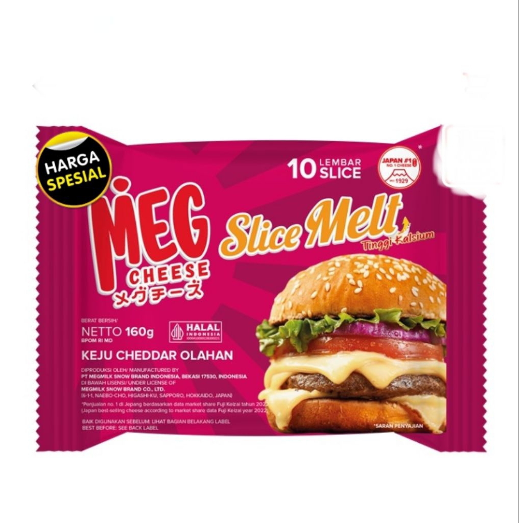 

Meg slice melt 10's 160 gram