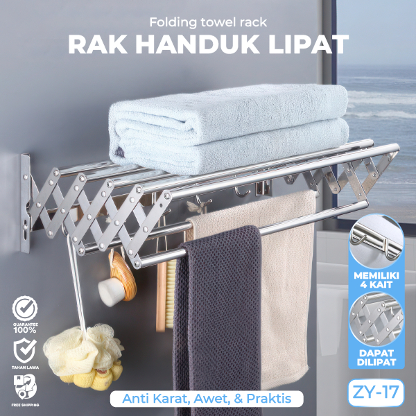 Rak Gantungan Handuk / Rak Gantungan Handuk Handuk Lipat / Rak Gantungan Handuk / Rak Handuk Lipat
