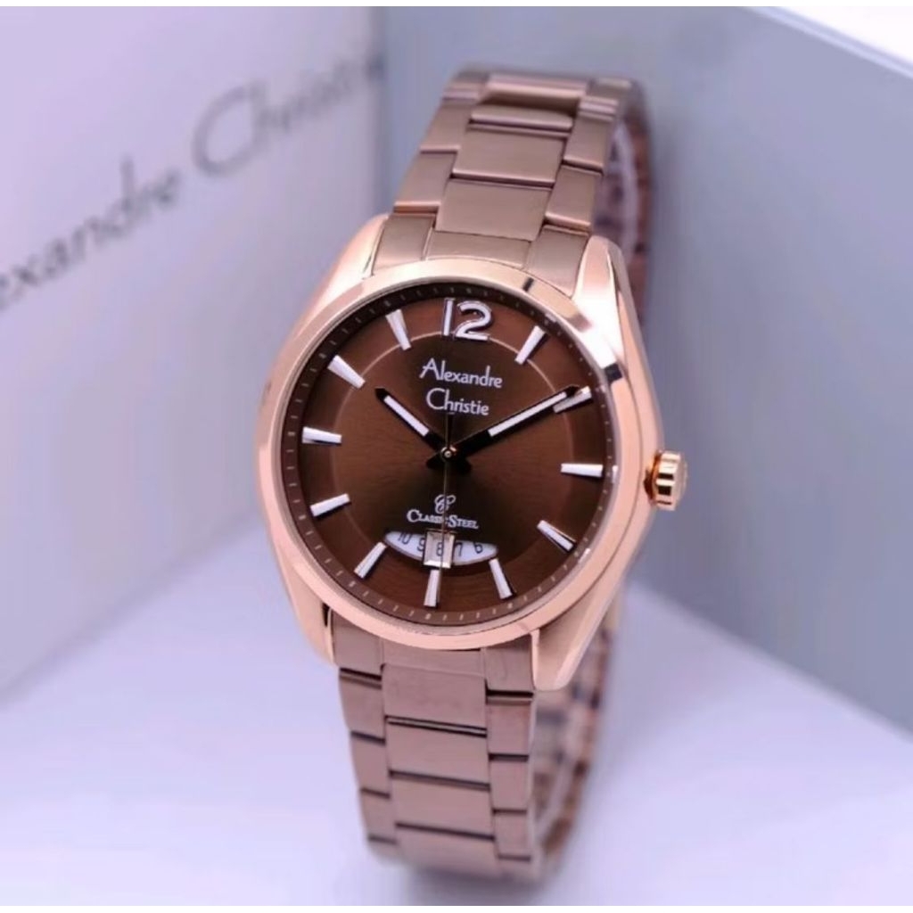 Jam Tangan Alexandre Christie Classic Steel AC 8679 B