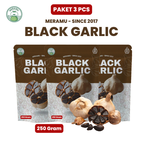 

Meramu - Black Garlic 250gram Dapet 3pcs