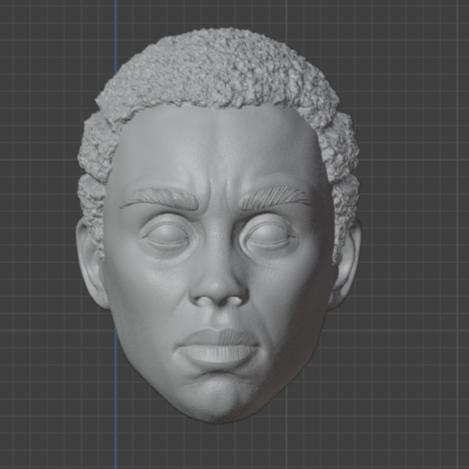 Headsculpt Head HS Maria Rambeau Captain Marvel MCU Multiverses of Madness Mcfarlane Adam Muff Toys 