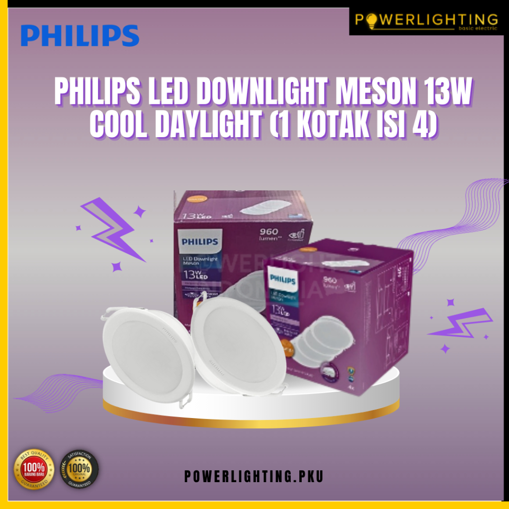 Philips LED Downlight Meson 13W & 17W Cool Daylight