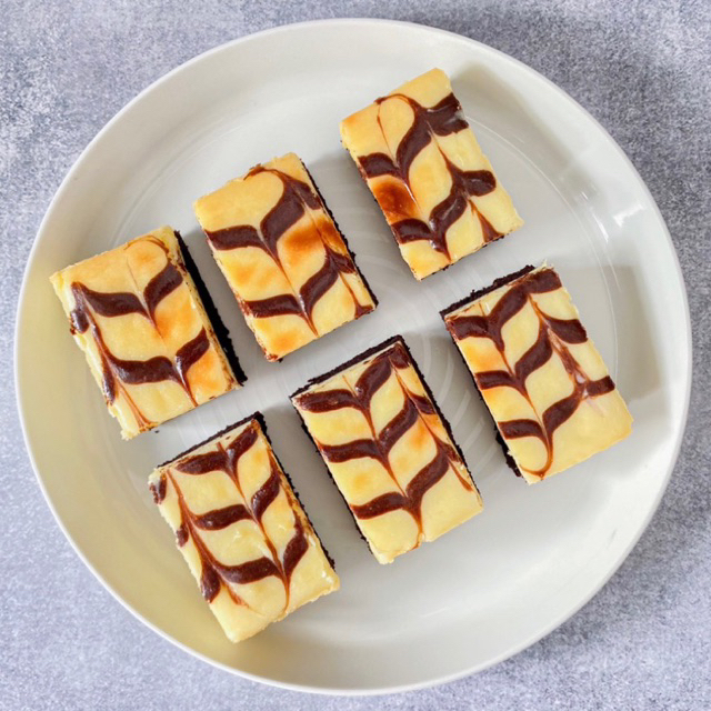 

Cheesecake Brownie Kesa Bakes 10x10 cm