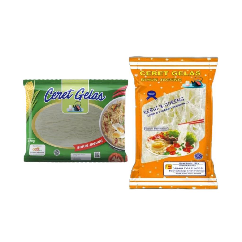 

Pioneer Bihun Jagung Ceret Gelas 320GR & 280GR