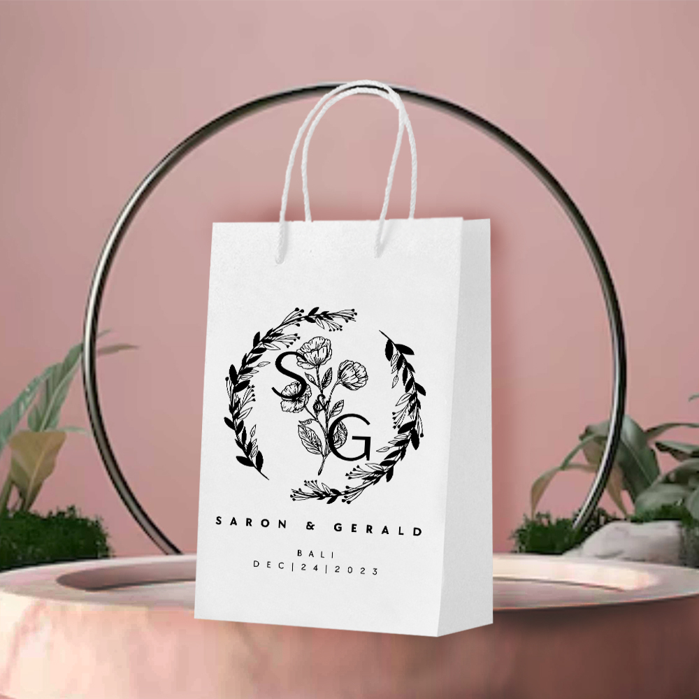 

Paperbag Putih Sablon 20cm x 10 cm x30cm / Paperbag Polos Putih / Paperbag Putih / Tas Kertas / Paperbag Sablon Custom