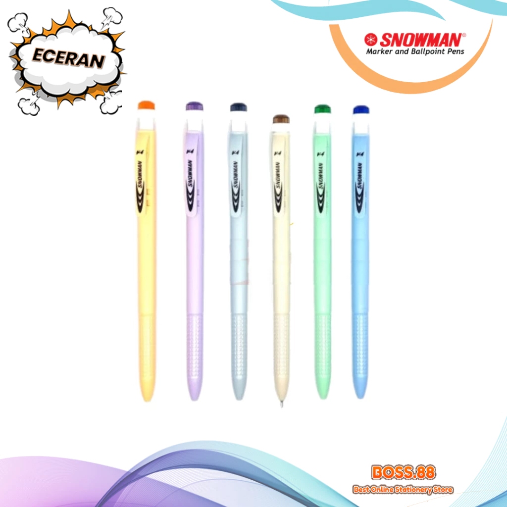 

BALLPOINT ECERAN SNOWMAN V-4 (3 PCS)