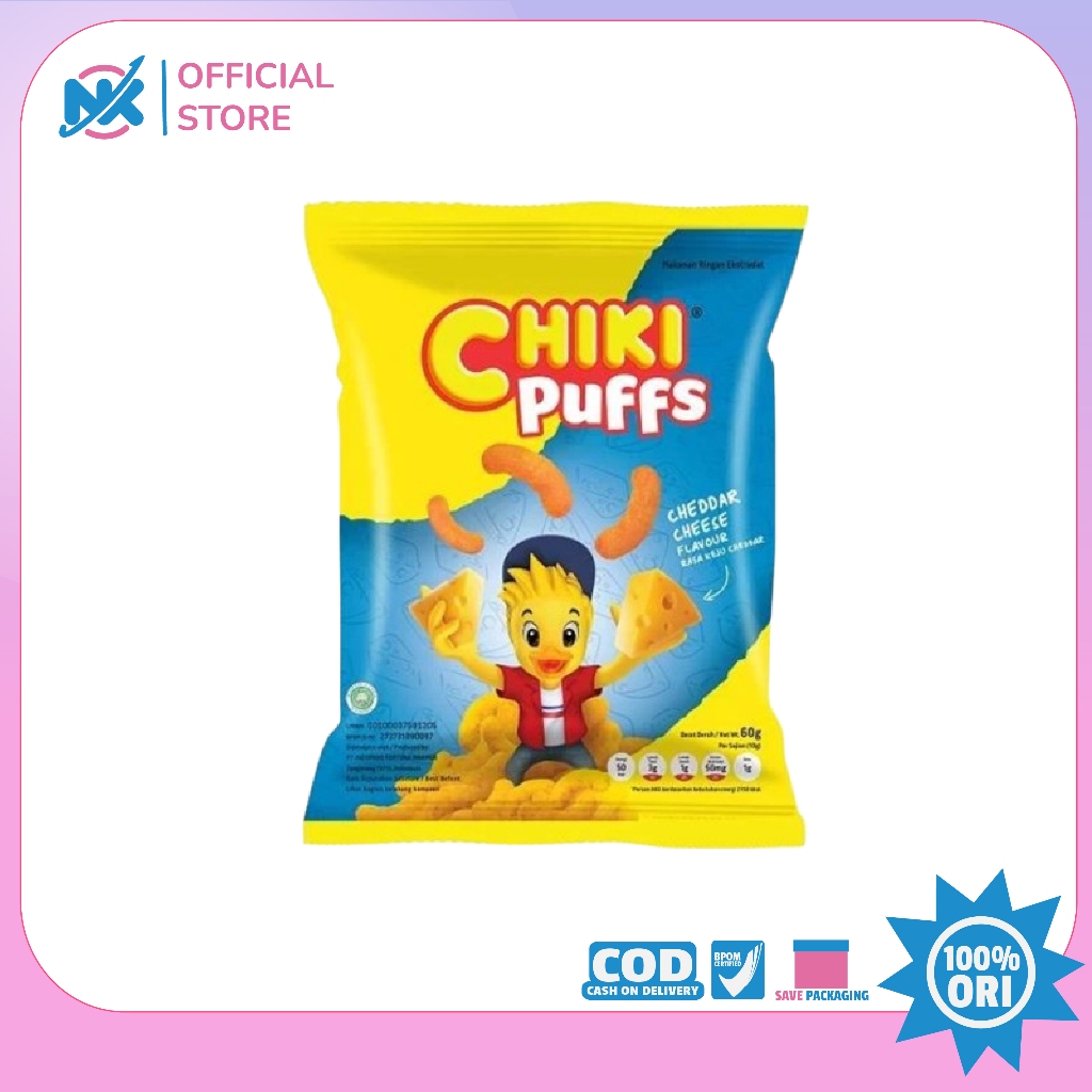 

CHIKI PUFF CHEDDAR CHEESE 60 GR
