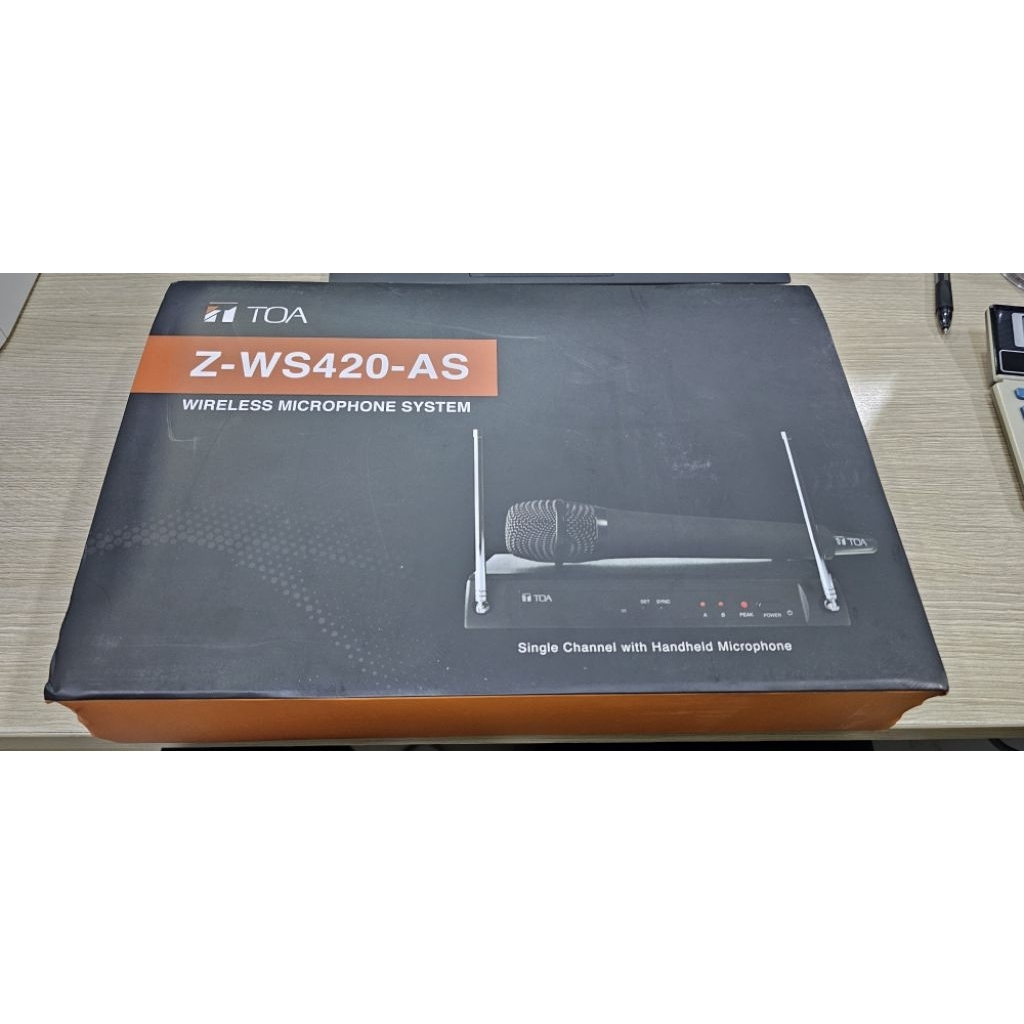 Microphone Wireless Toa Single Handheld Z-WS420-AS