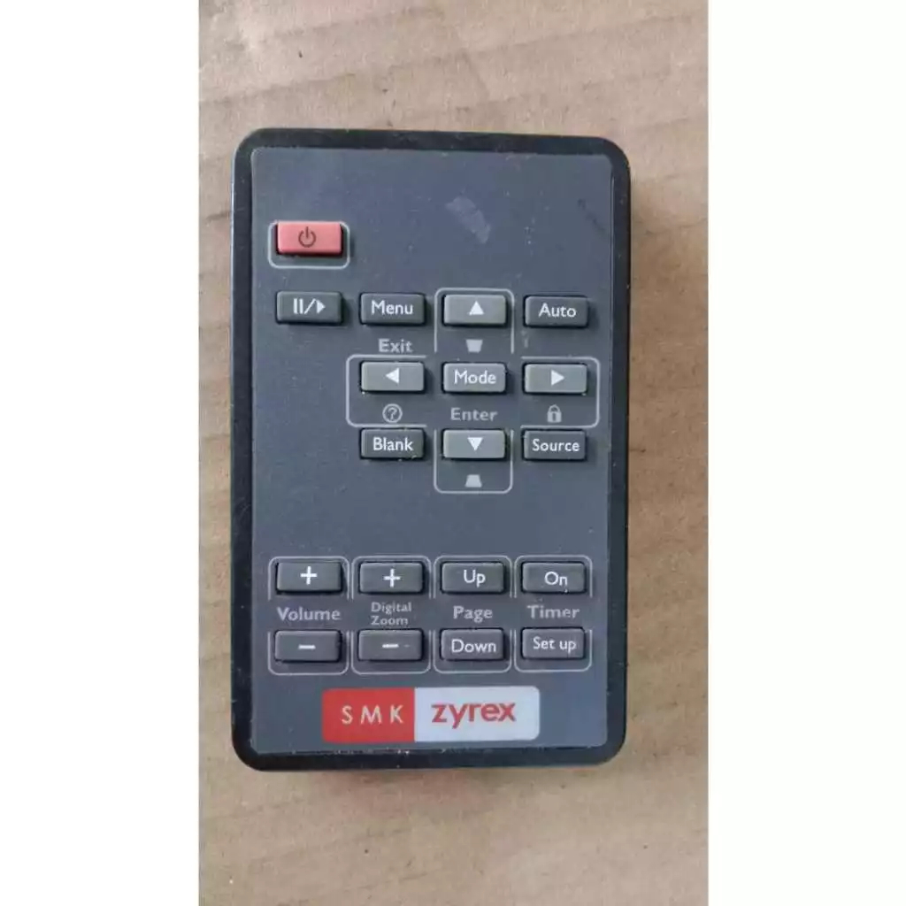 bekas NORMAL REMOTE REMOT PROYEKTOR PROJECTOR SMK ZYREX ORIGINAL ASLI