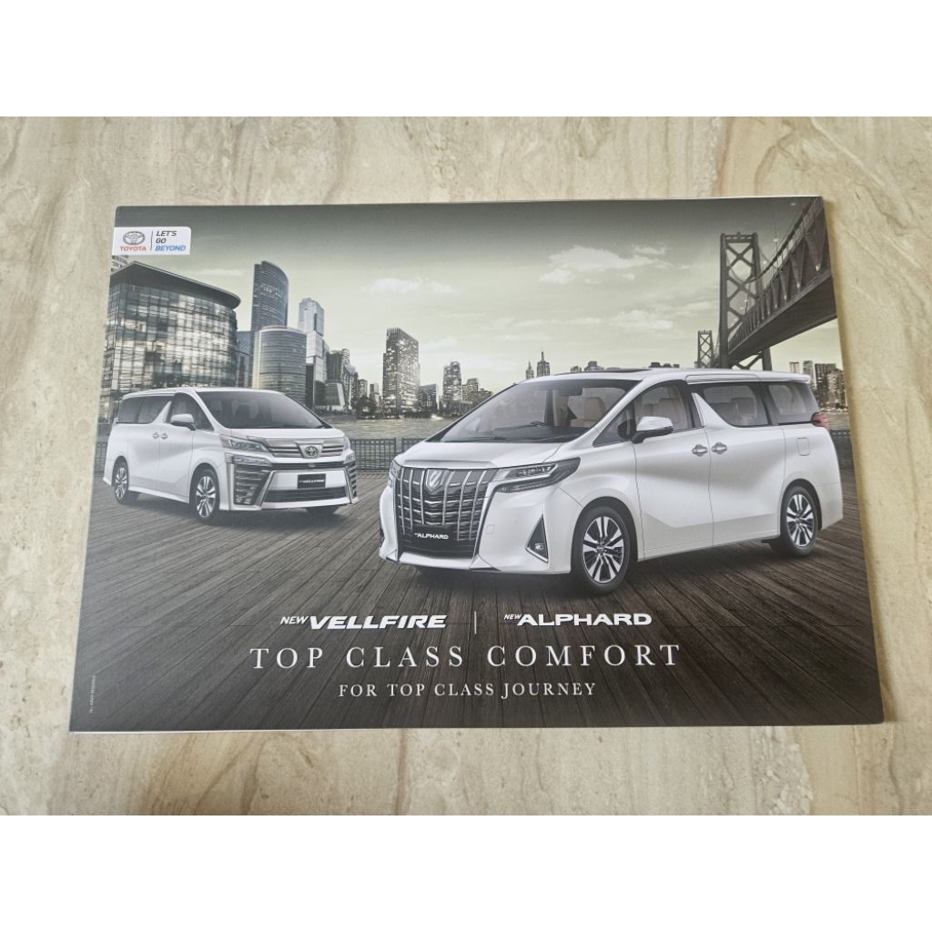 brosur katalog mobil toyota alphard vellfire 2021 leaflet