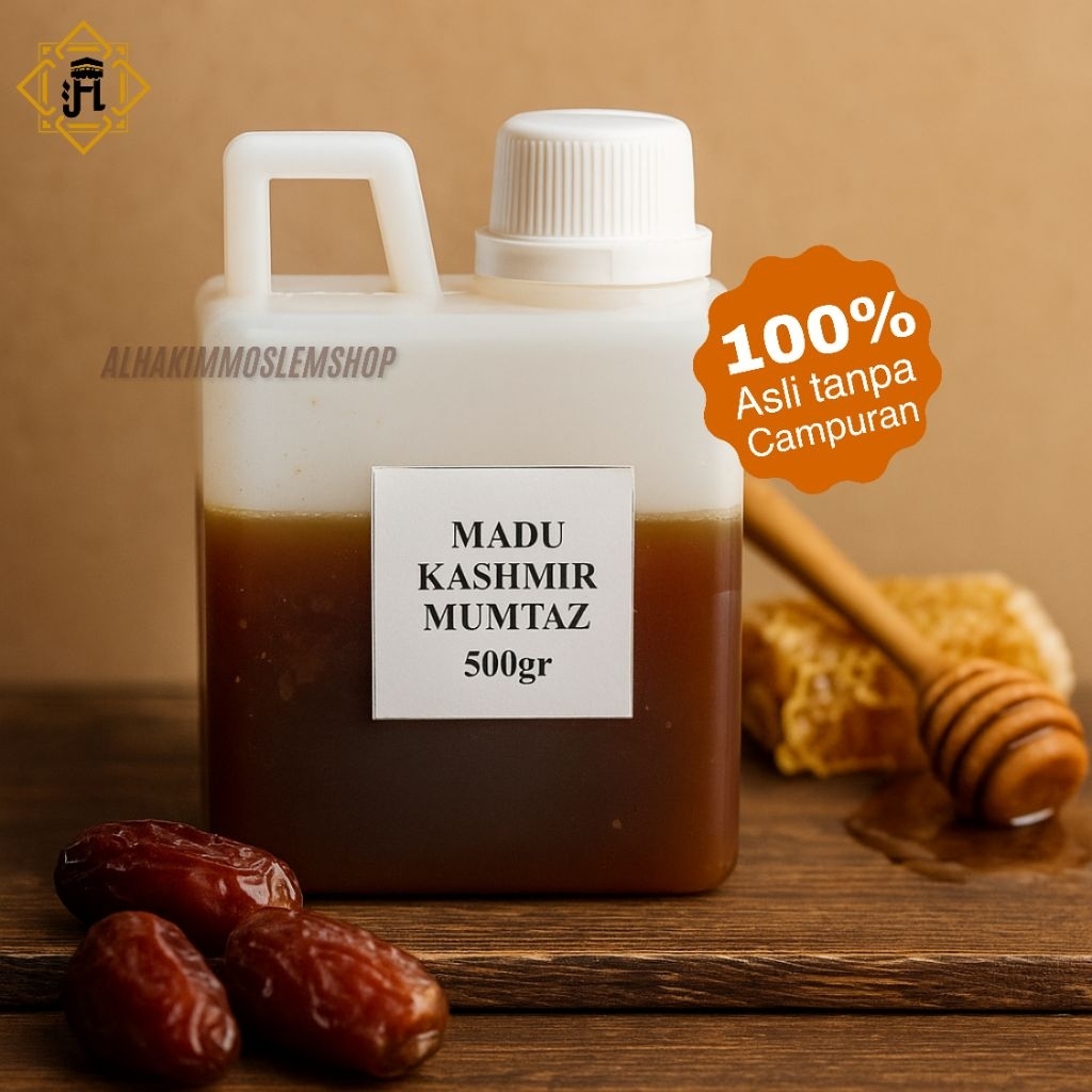 

Madu Kashmir Mumtaz 500 g Madu Murni Asli India Kaya Khasiat untuk Stamina & Imunitas