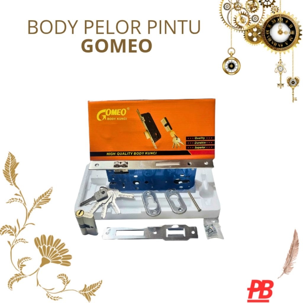 Body Pelor Pintu Kupu Tarung/Body kunci Merek Gomeo