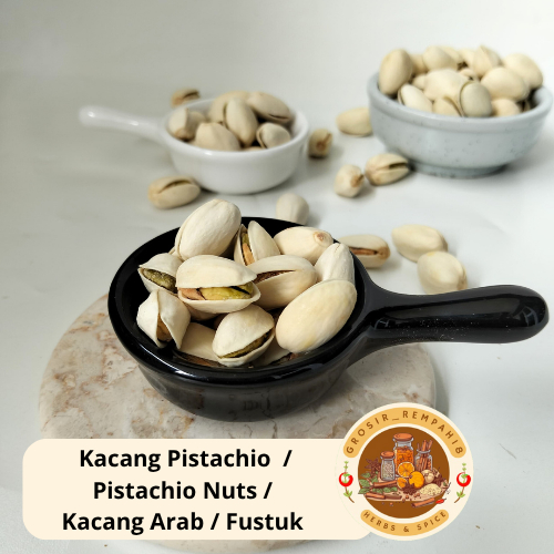 

Kacang Pistachio / Pistachio Nuts / Kacang Arab / Fustuk / Panggang / Kacang Oleh-oleh Haji.