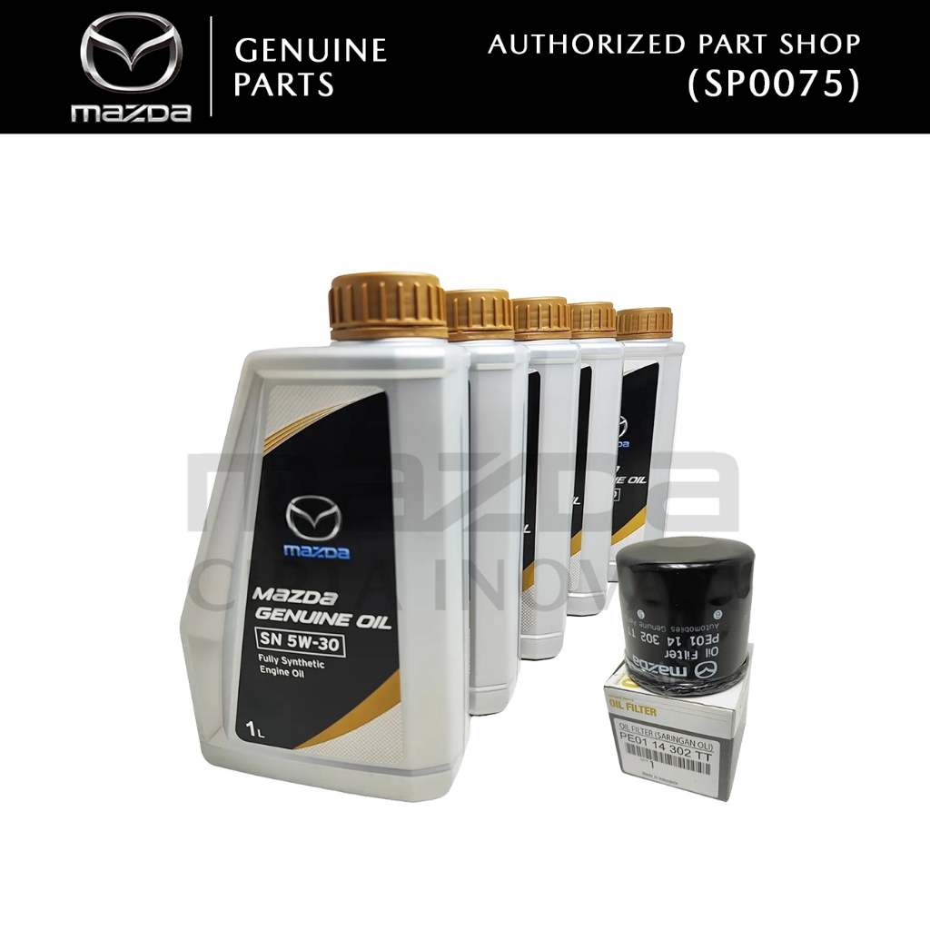 Paket Oli Filter Mazda Biante Skyactiv MGO Genuine Oil