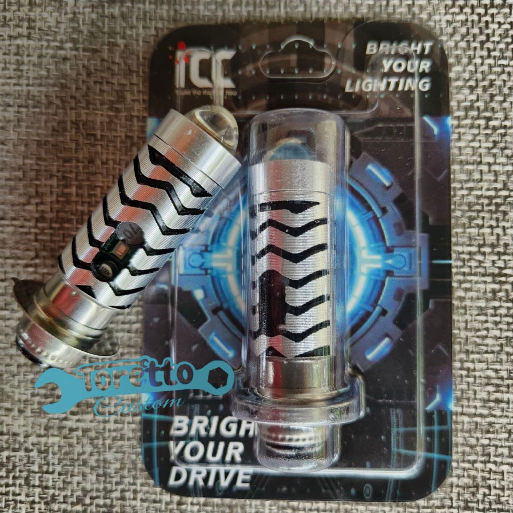 LAMPU LASER LED H6  AC/DC LAMPU DEPAN UTAMA SEMUA MOTOR BEBEK & MATIC 15WATT