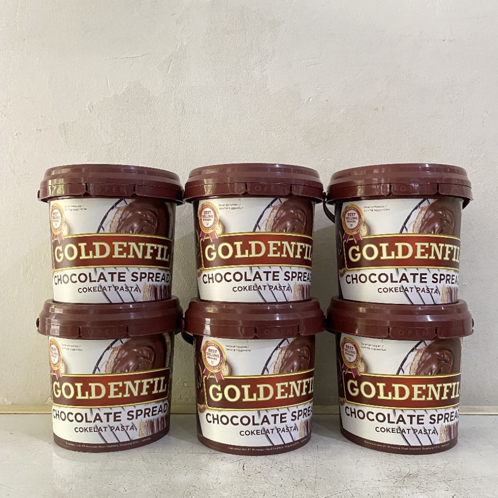 

Goldenfil chocolate spread 1 kg | goldenfil pasta cokelat | selai goldenfil