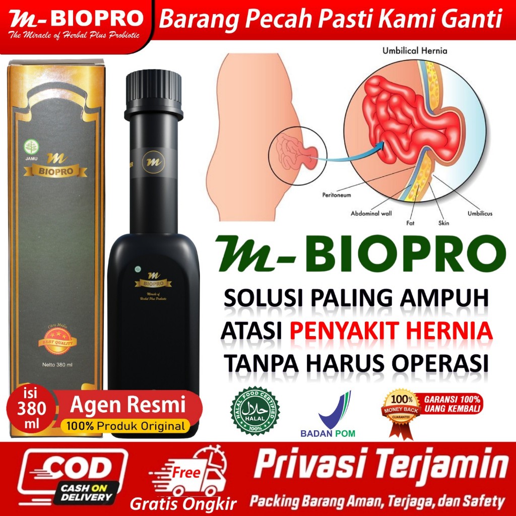 Obat Hernia Ampuh Original - Obat Turun Berok Pria Wanita - Asli Original Mbiopro Terpercaya