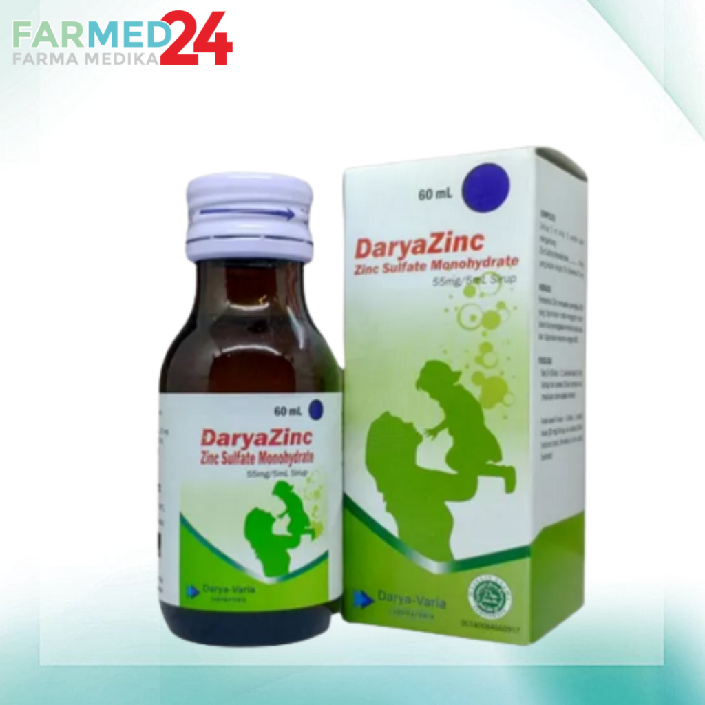 

Daryazinc Syrup Isi 60 Ml