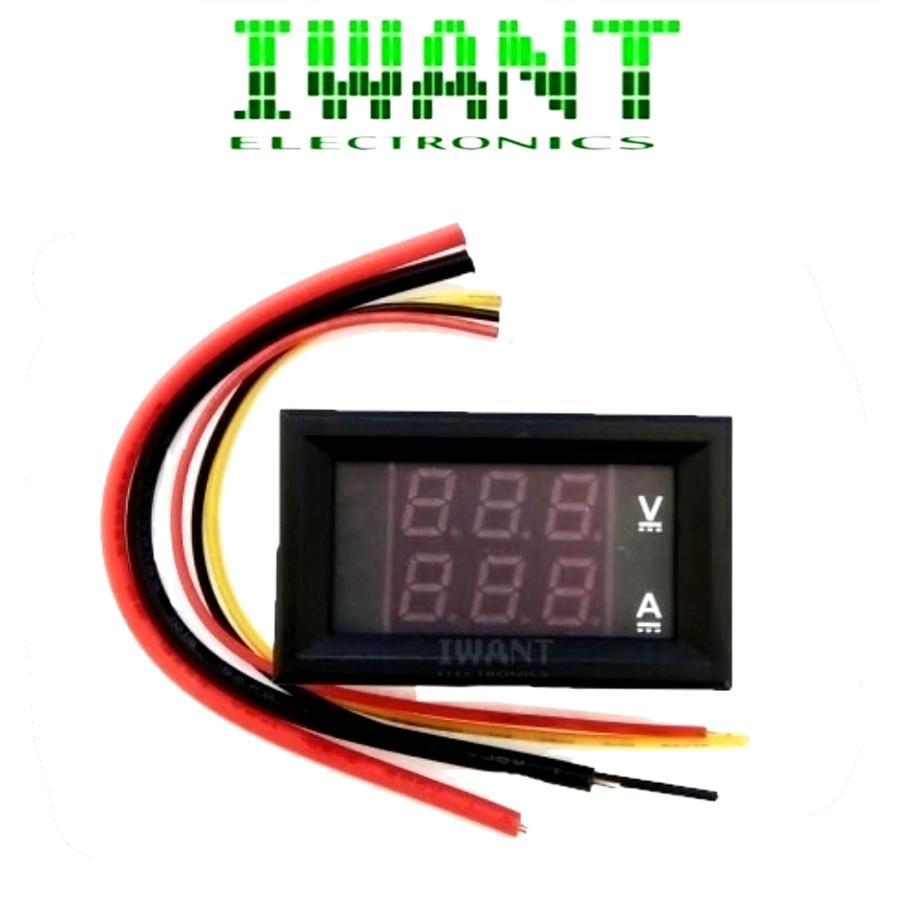 VOLTMETER AMPERMETER AMMETER DC VOLT METER AMPERE METER DIGITAL VOLTMETER AMPEREMETER 0-100V 10A