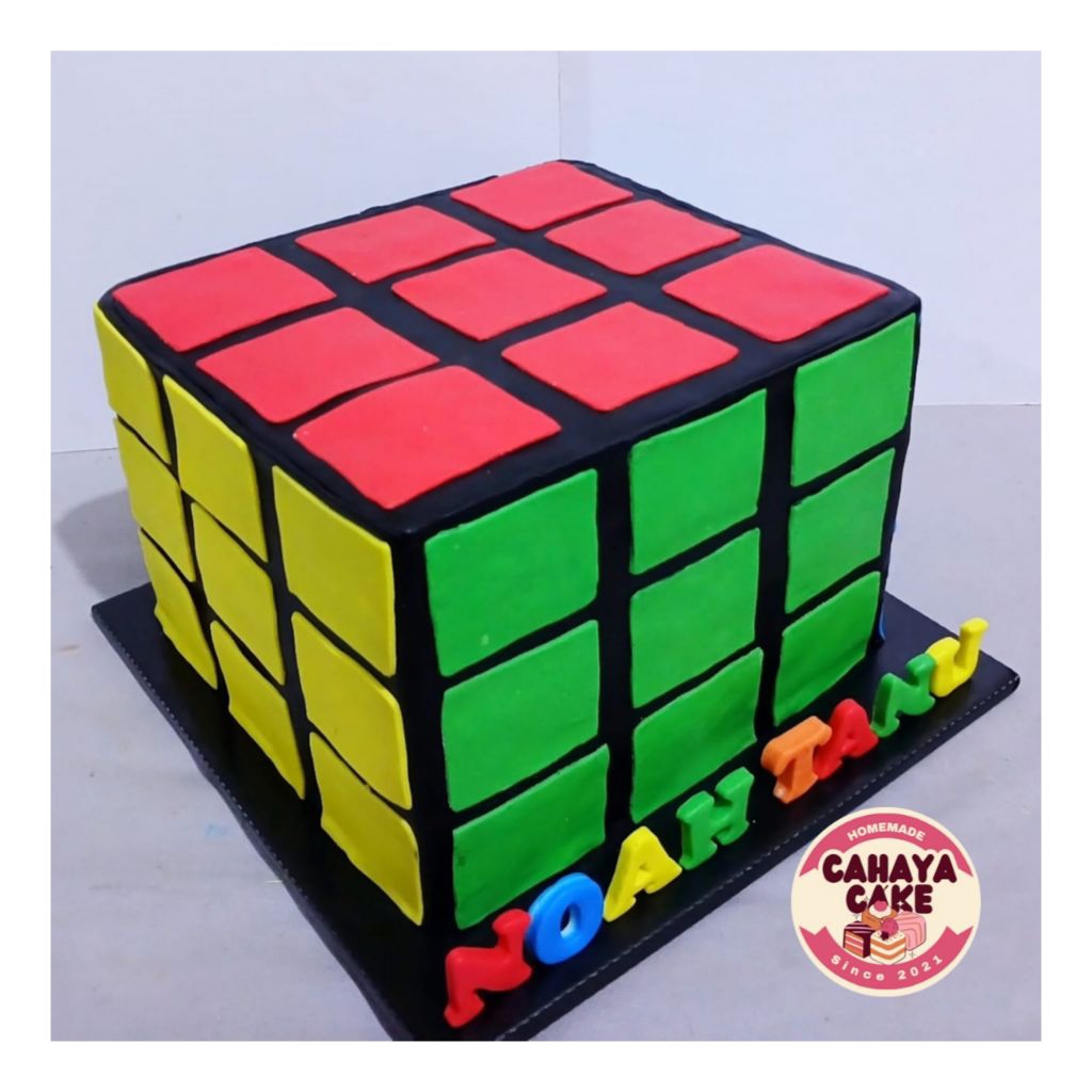 

Kue Ulang Tahun Rubik / Kue Ultah Anak/ Rubik Cake Custom