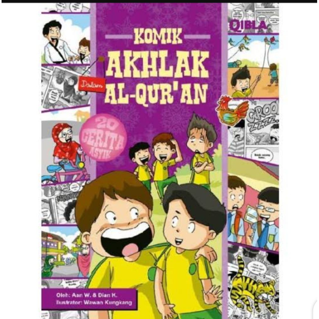 Buku Komik Akhlak dalam Al-Qur'an | Qibla