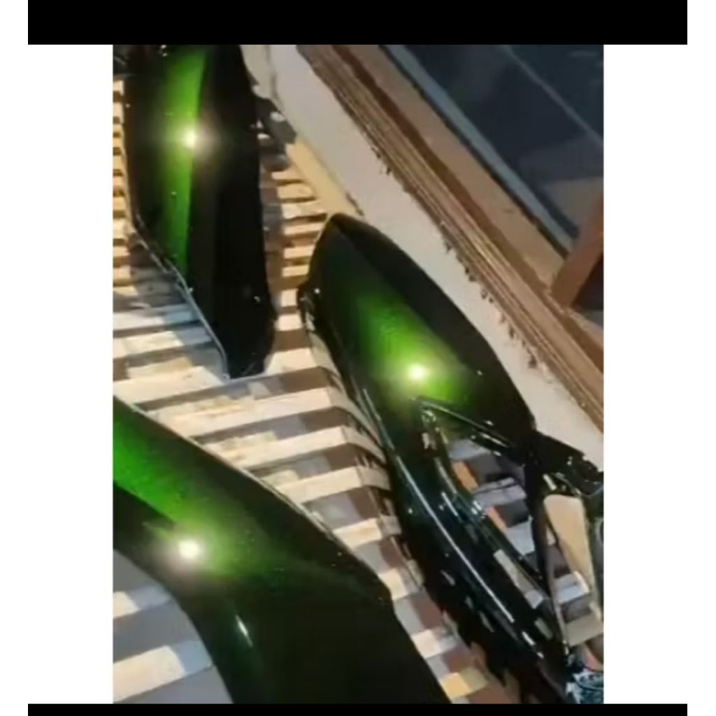 Cat Black Lembayung Green Cat Hitam Metalic Hijau 500ml