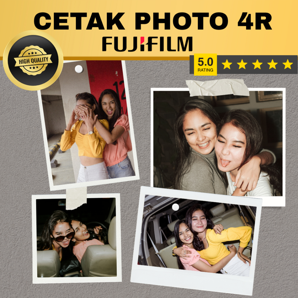 Cetak Foto 4R High Quality Fujifilm Hasil Premium