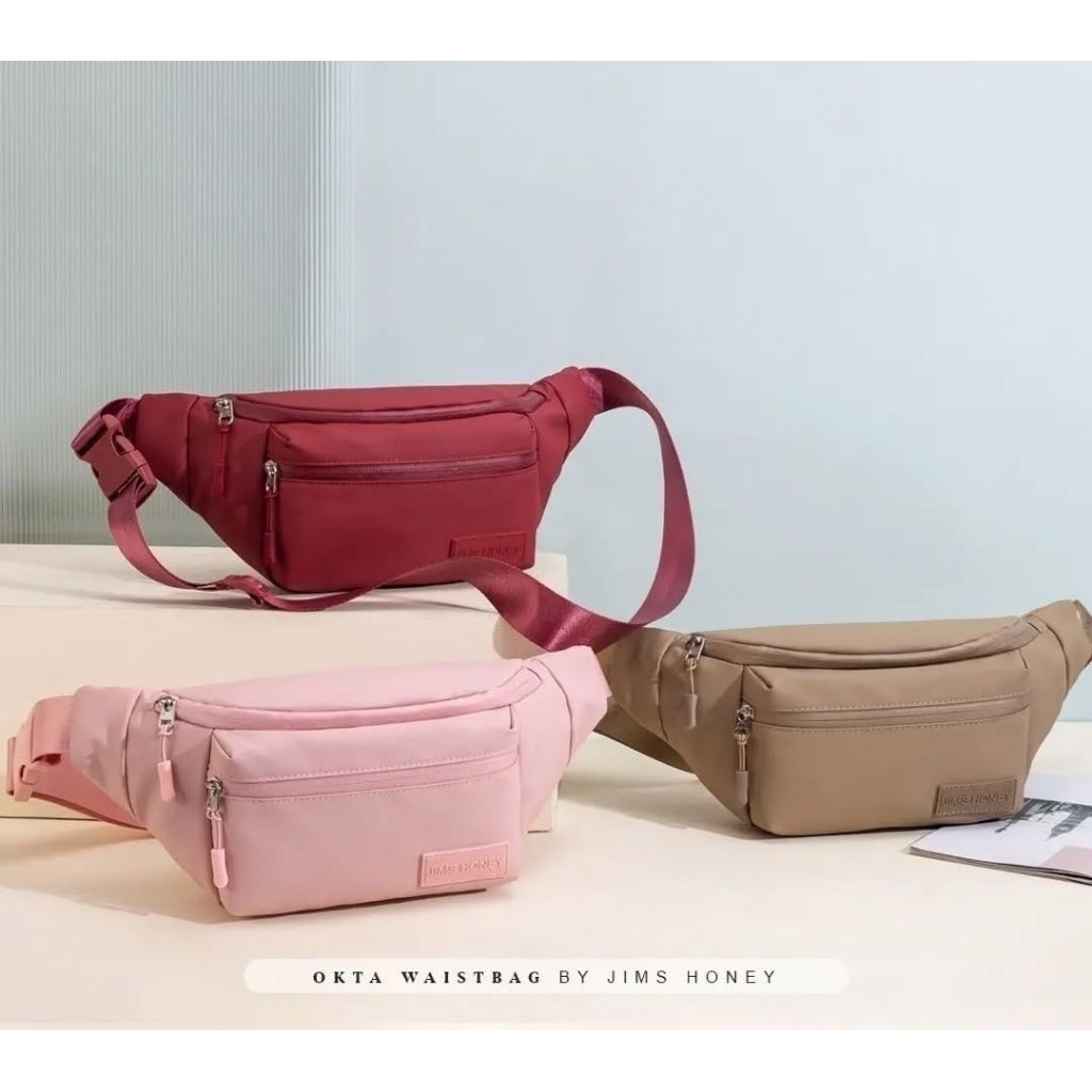 OKTA WAISTBAG JimsHoney Tas Dada/Pinggang Pria Dan Wanita (Unisex)