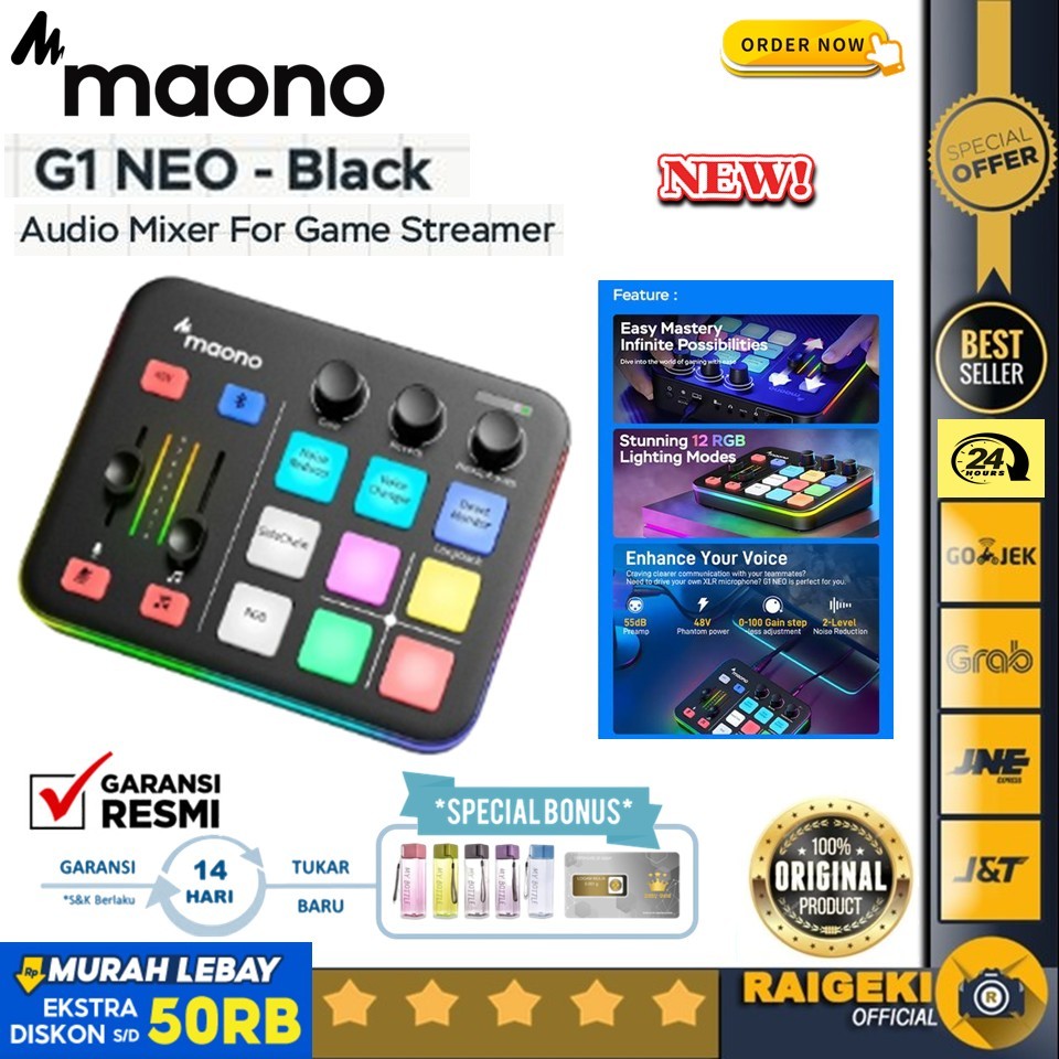 Maono G1 NEO Audio Mixer for Game Streamer / Maono G1 Neo