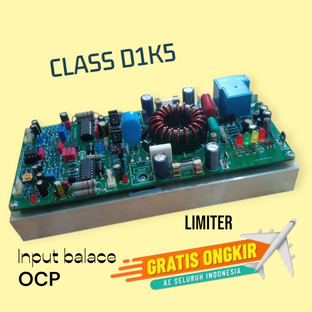 class D D1k5 power full fiktur ocp, limiter dual layer